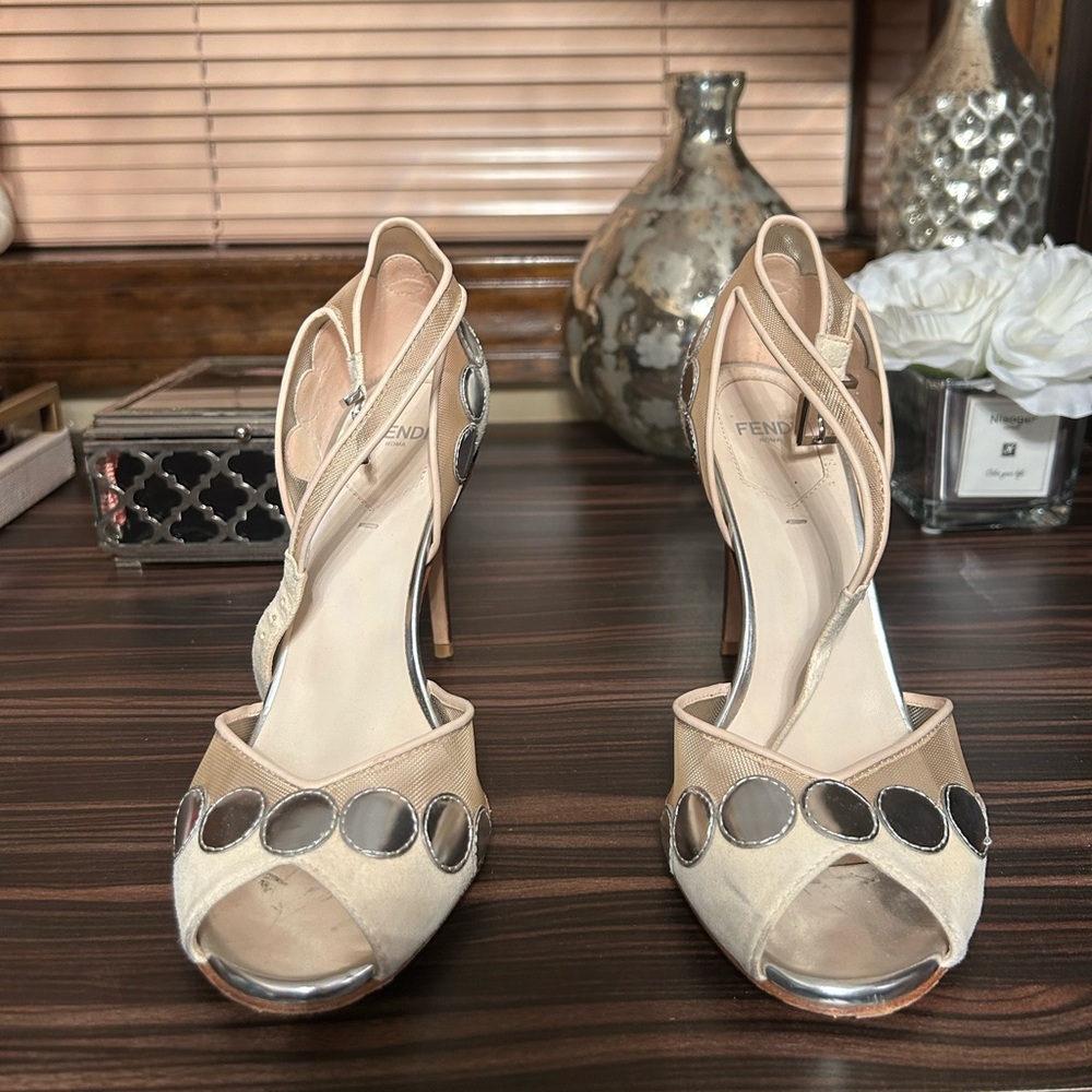 Fendi heels 
Size 37 1/2
Worn
